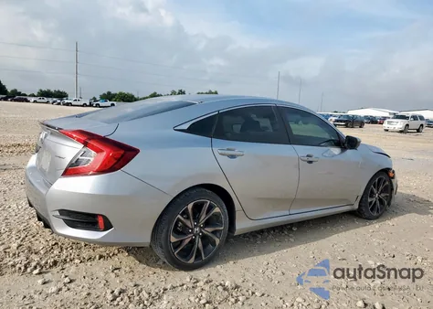 2021 Honda Civic Sport из США, поврежденный, VIN 2HGFC2F89MH502616